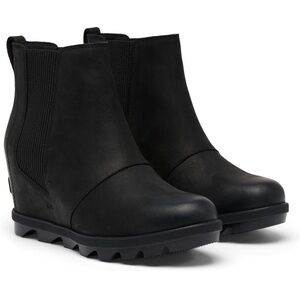 Sorel Joan Rhapsody Chelsea Black Ankle Boots size 8.5